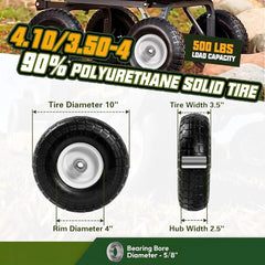 QILINGLORY close-up of polyurethane tread pattern offering enhanced traction