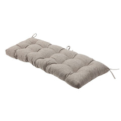 QILLOWAY bench cushion front view showing tan cover and neat edges for upgraded seating