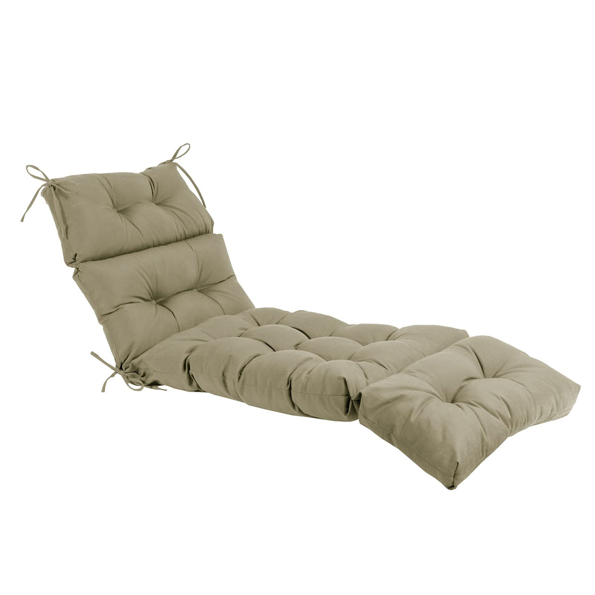 QILLOWAY front view on chaise showing clean beige finish and fit benefit