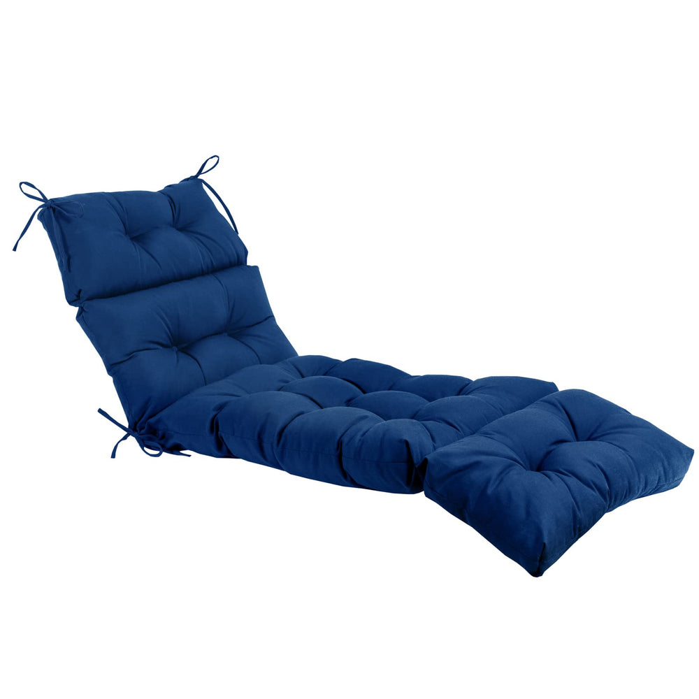 QILLOWAY front view royal blue cushion showing neat finish and inviting comfort