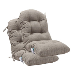 QILLOWAY front view of two cushions showing neutral colors and ready comfort
