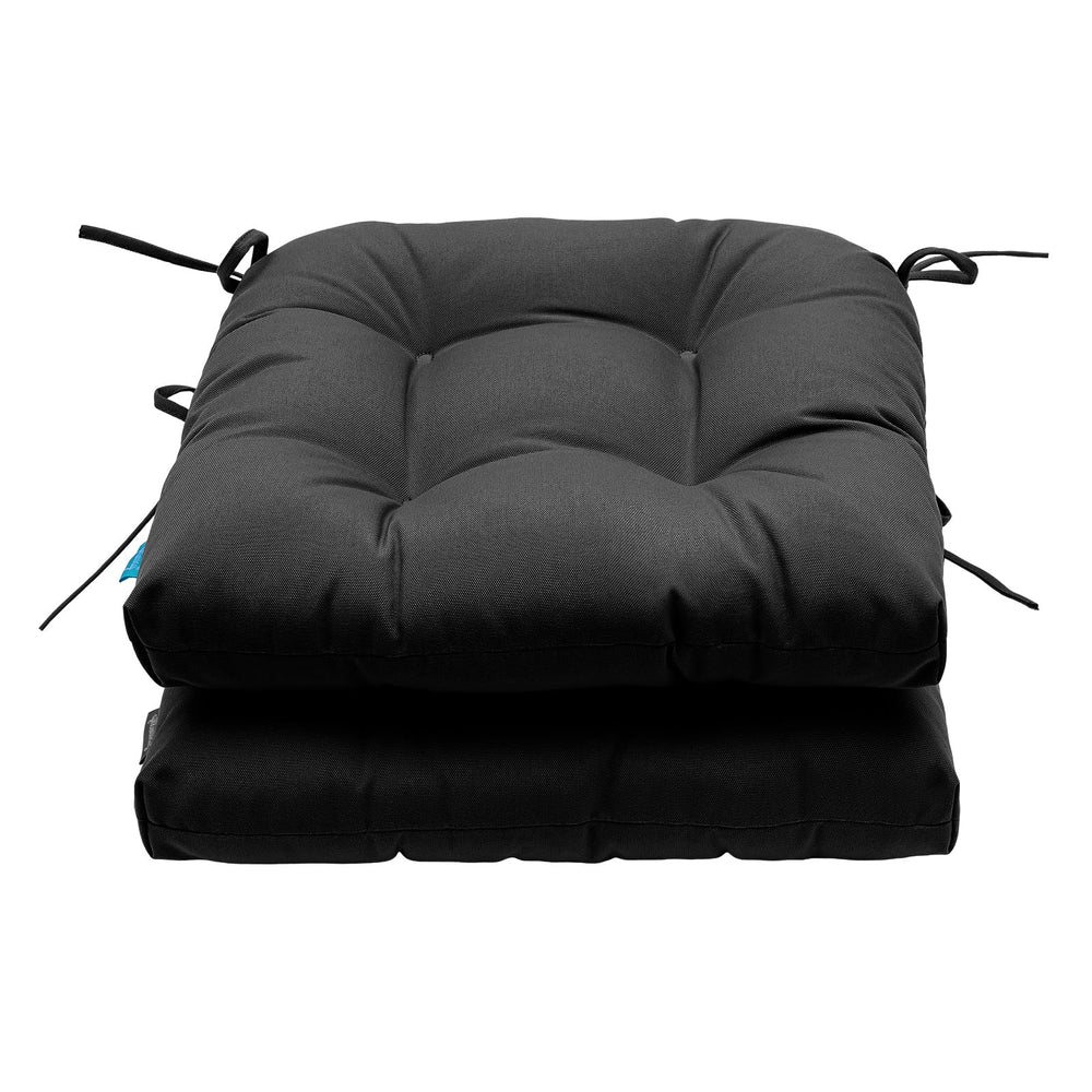 QILLOWAY cushions displayed on a porch loveseat offering comfy outdoor seating