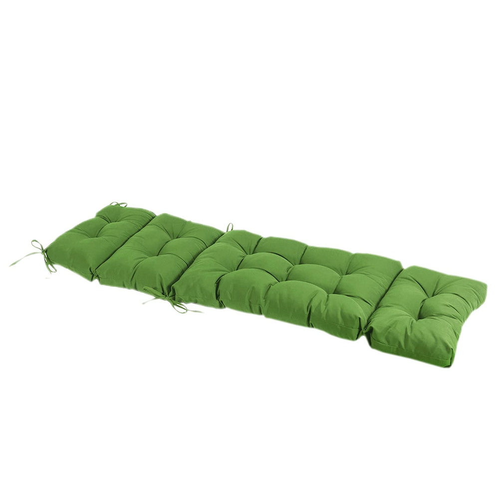 QILLOWAY cushion on a patio chaise lounge illustrating outdoor lifestyle use