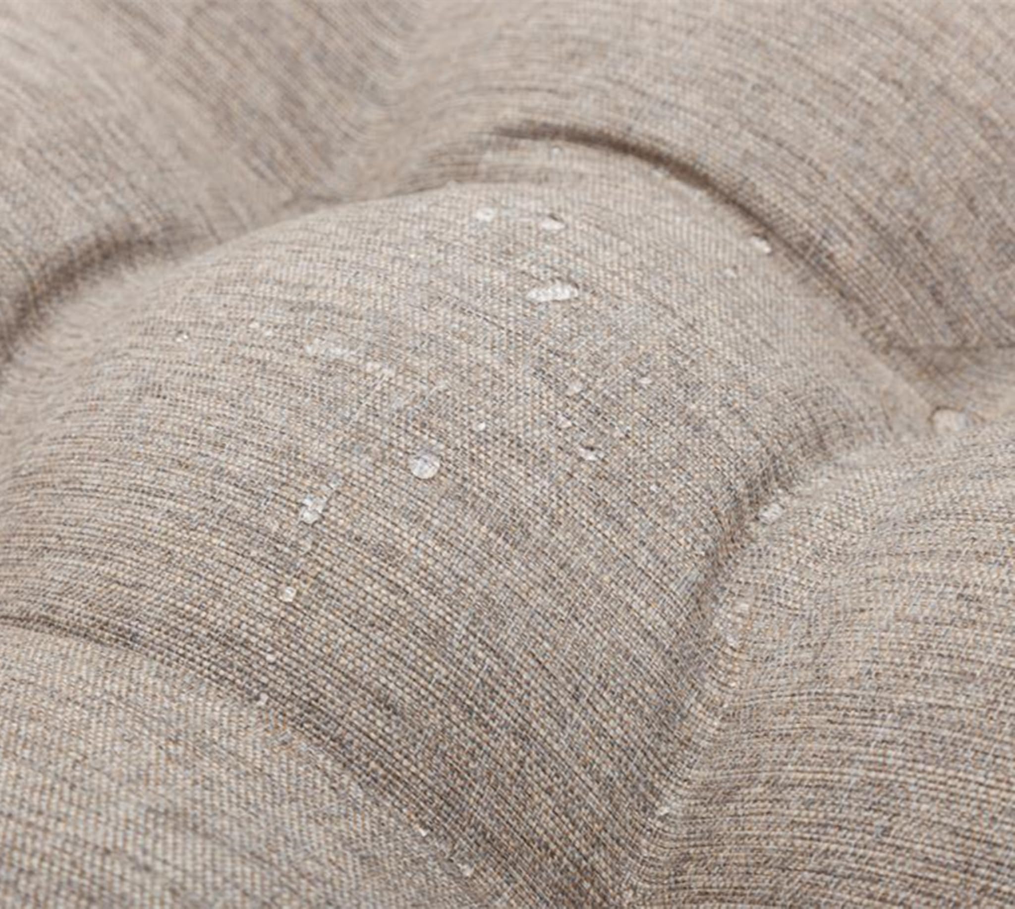 QILLOWAY cushions on deck at dusk creating a relaxed outdoor atmosphere