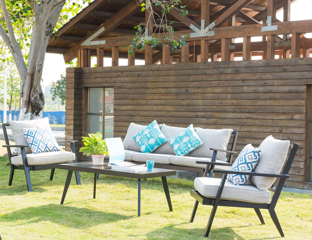 QILLOWAY non-slip back detail showing grip that keeps cushions secure