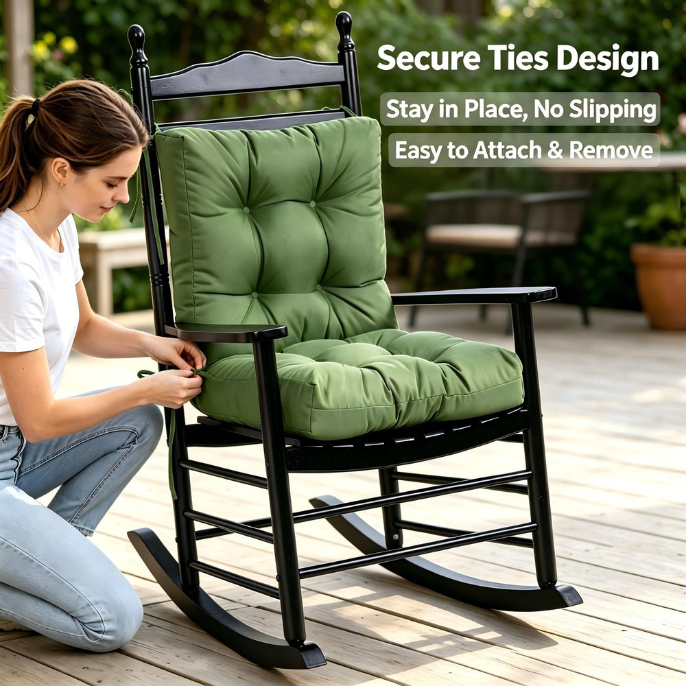 QILLOWAY on wicker chair in garden showing coordinated outdoor style