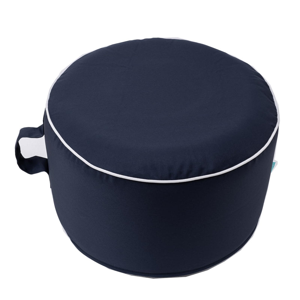QILLOWAY ottoman next to pool offering splash-resistant outdoor support