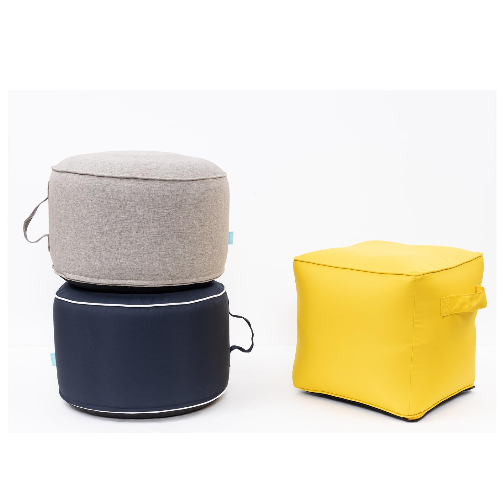 QILLOWAY ottoman beside Adirondack chair showing appropriate scale