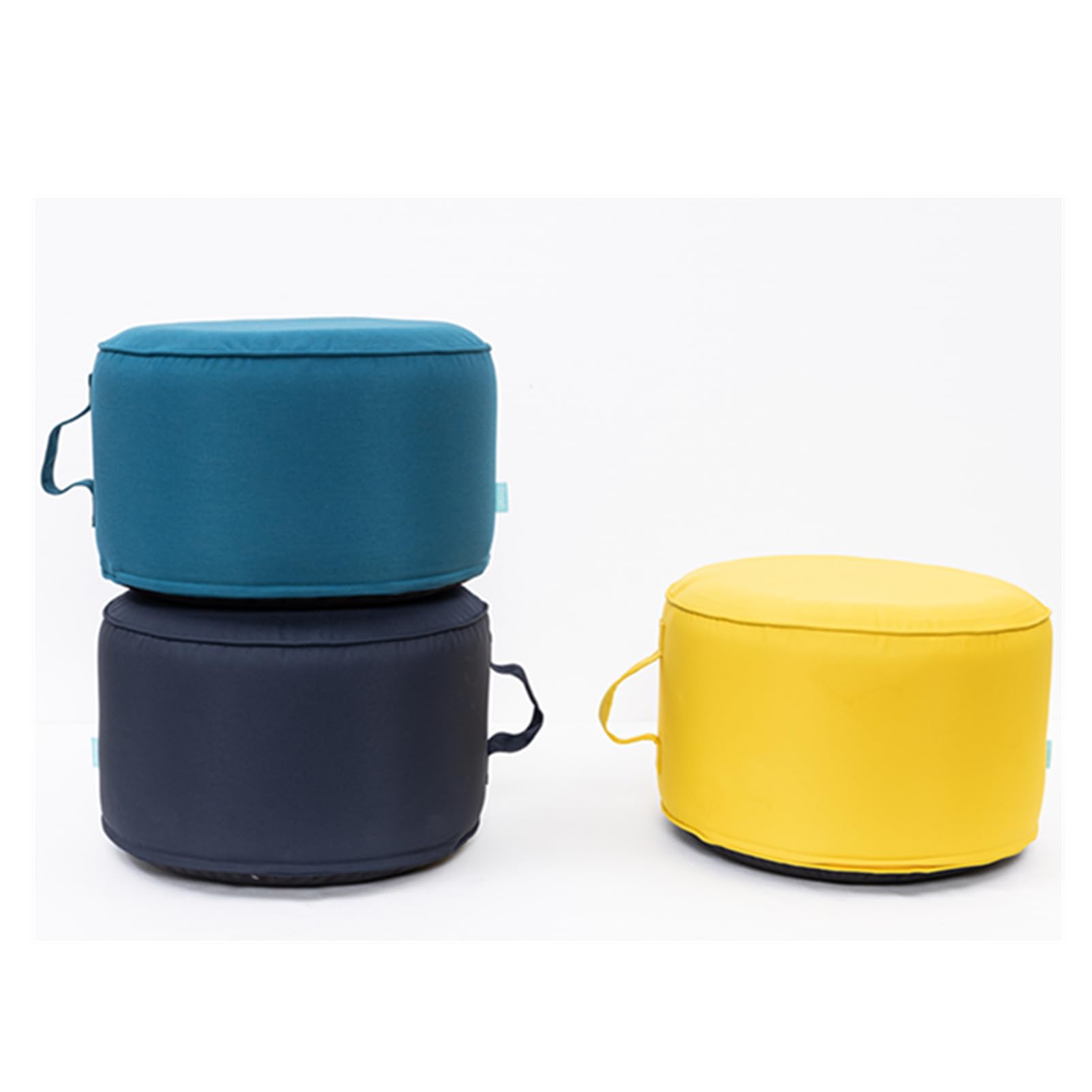 QILLOWAY ottoman with zipper-open cover to show removable machine-washable cleaning option