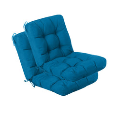 QILLOWAY peacock blue front view showing full cushion and color boost