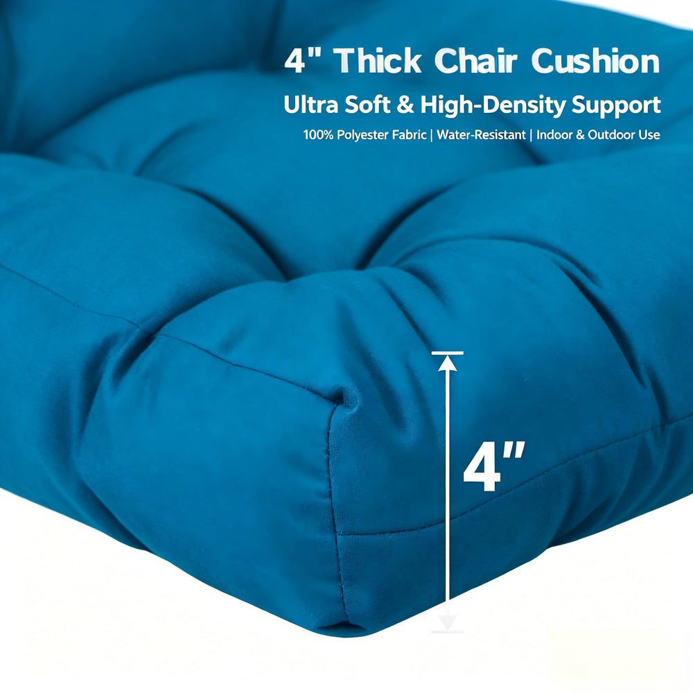 QILLOWAY side view highlighting 4-inch thickness for added comfort