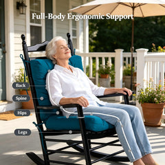 QILLOWAY tie straps detail demonstrating secure attachment to chairs