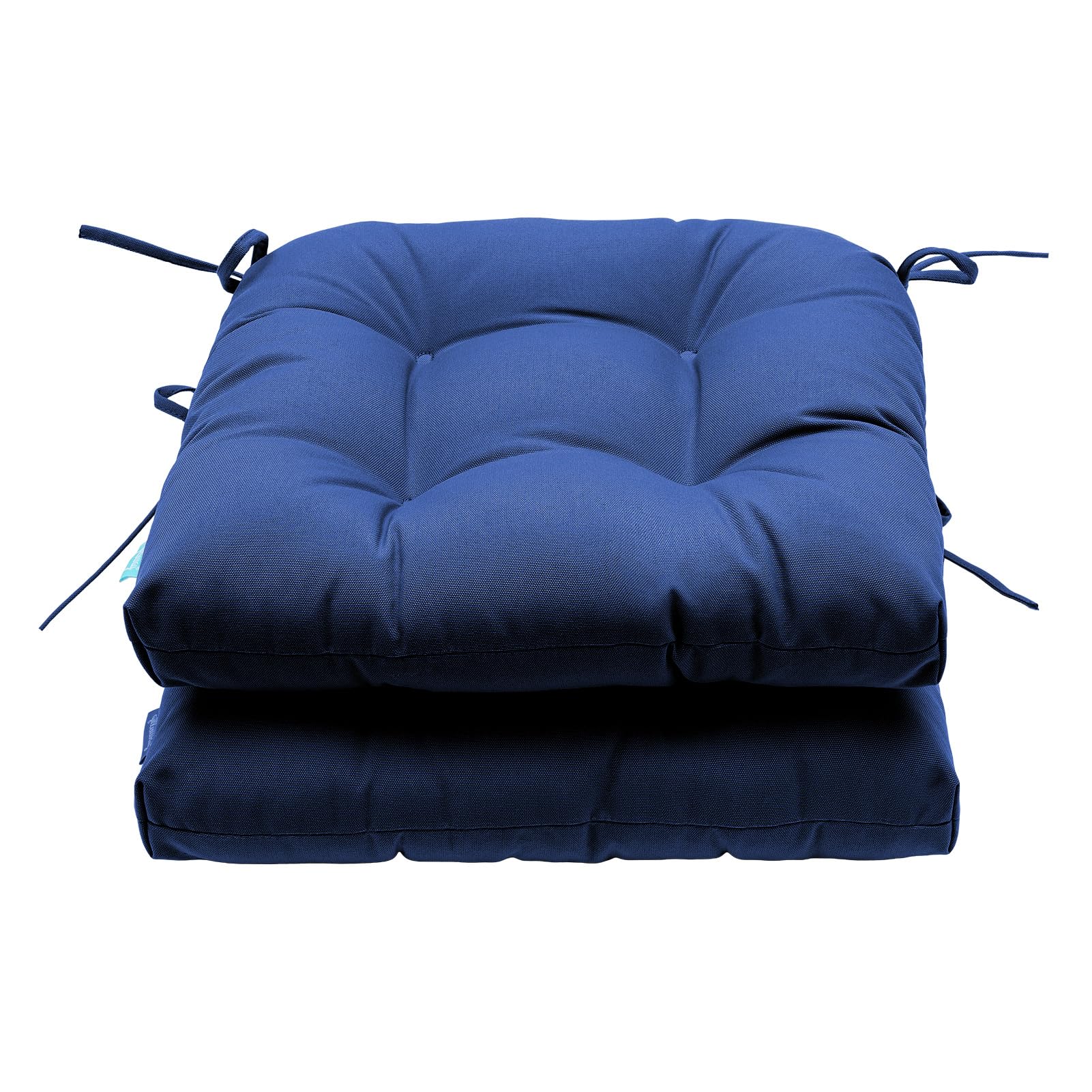 QILLOWAY seat cushion beside ruler illustrating precise dimensions