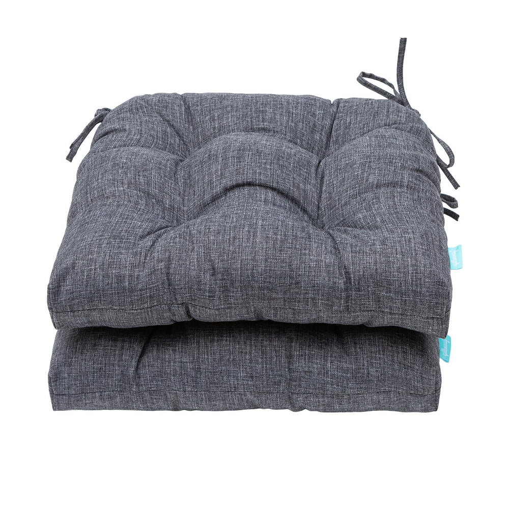 QILLOWAY seat cushion ties detail demonstrating secure attachment and anti-slip benefit