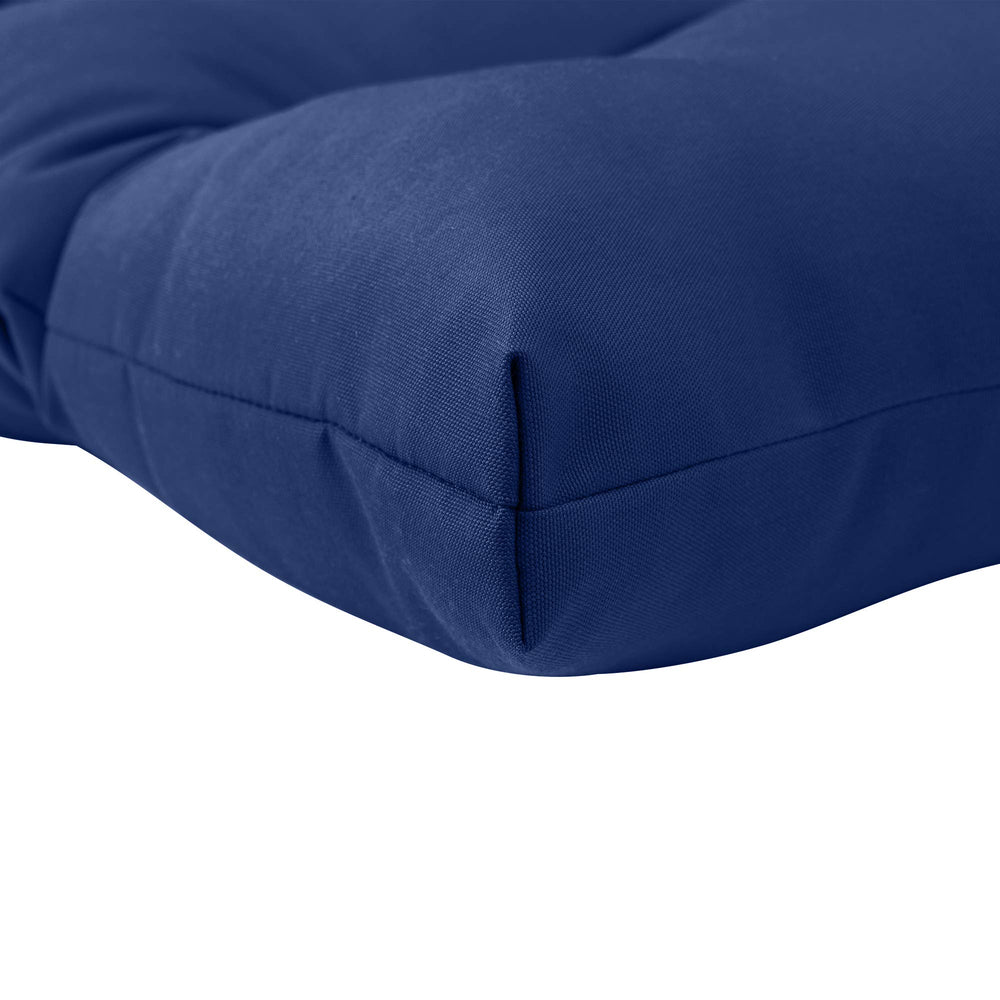 QILLOWAY side profile displaying 4-inch thickness for supportive outdoor seating comfort