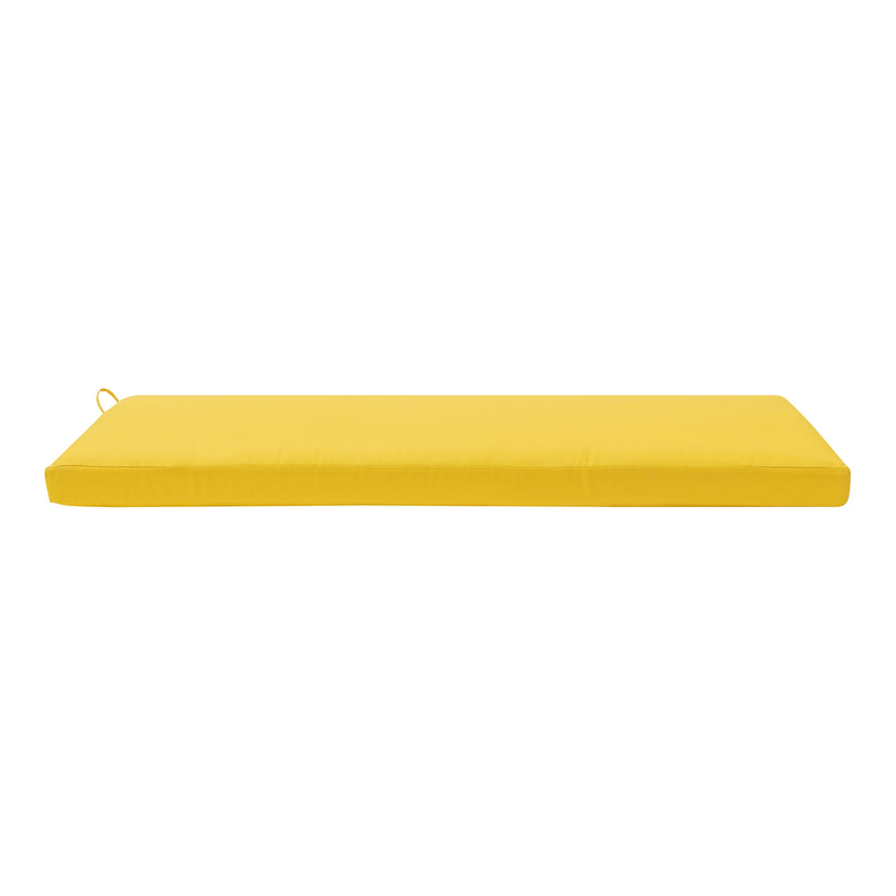 QILLOWAY cushion next to ruler showing 48-inch scale for accurate size selection