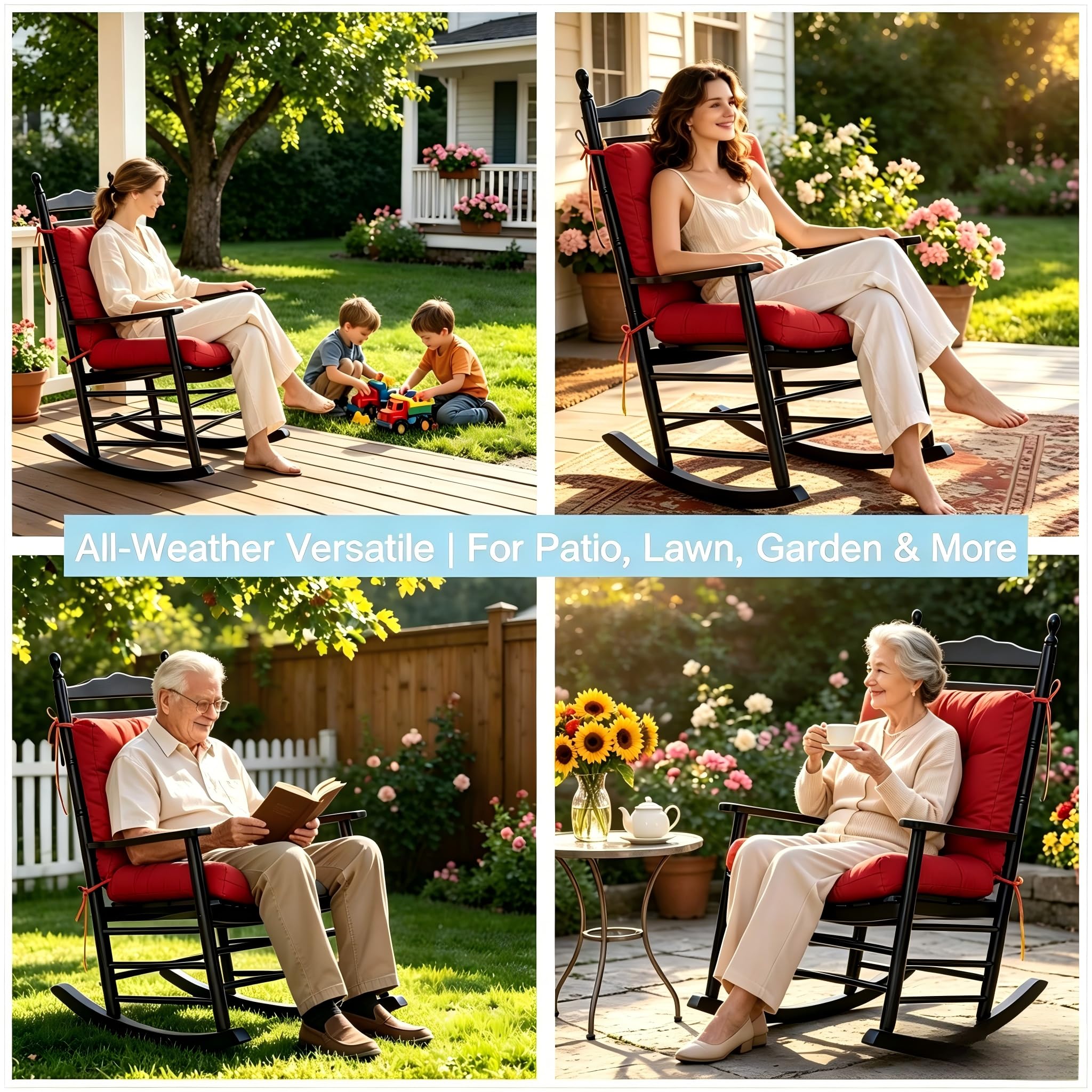 QILLOWAY stacked four cushions showing set completeness and easy storage benefit