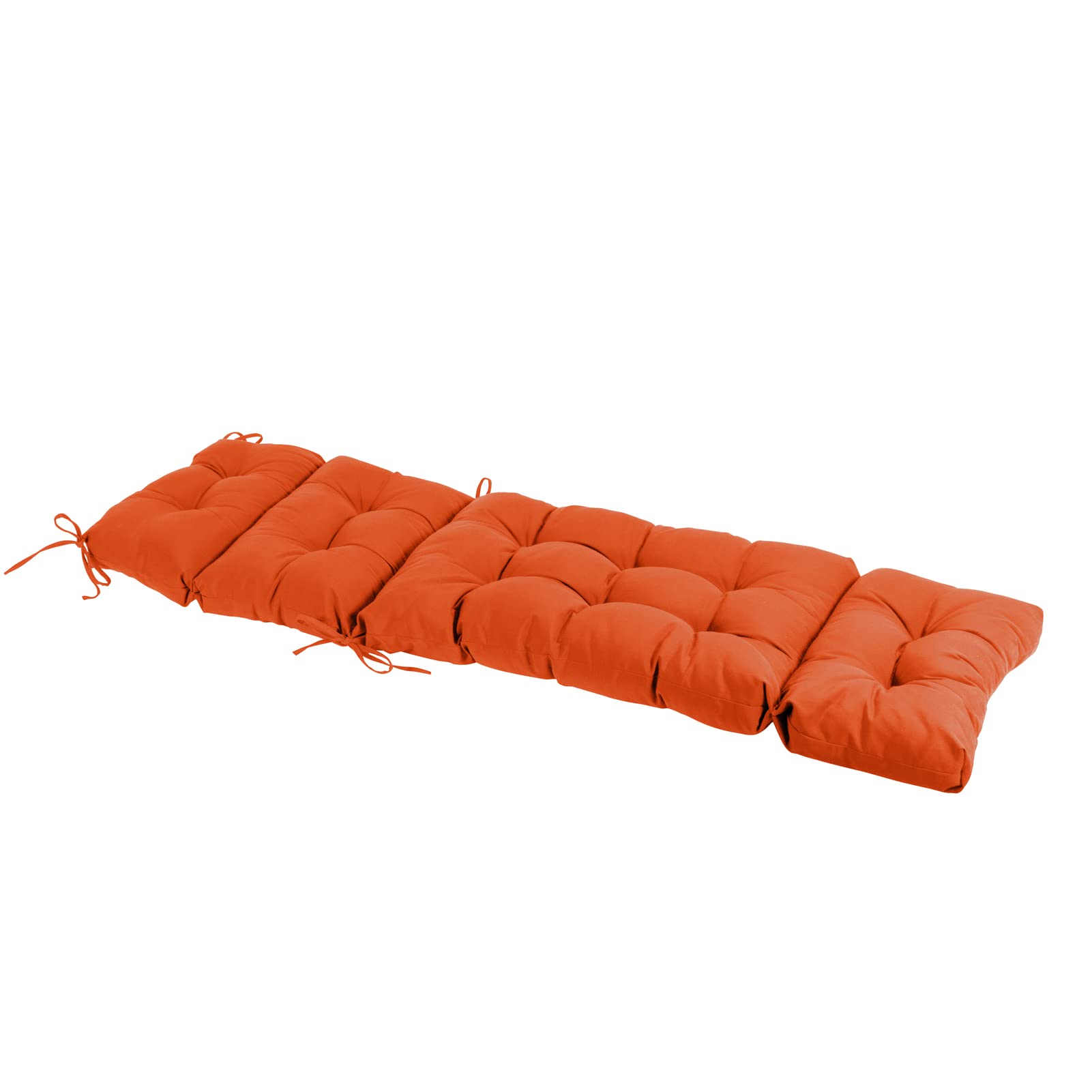 QILLOWAY cushion cross-section highlighting 4-inch thick overstuffed padding for support