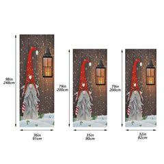 Qilmy installed full door scene demonstrating instant holiday transformation