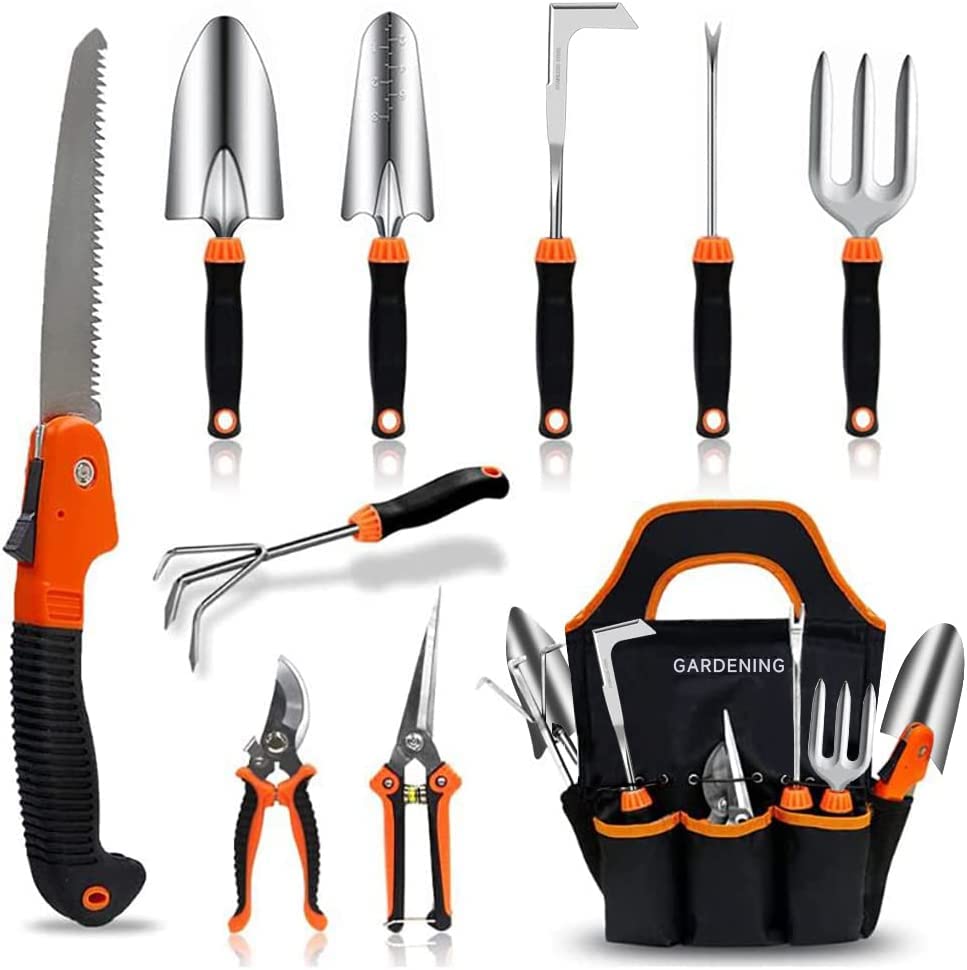 QINGFANGLI front view of 10-piece set in bag showing organized storage and portability