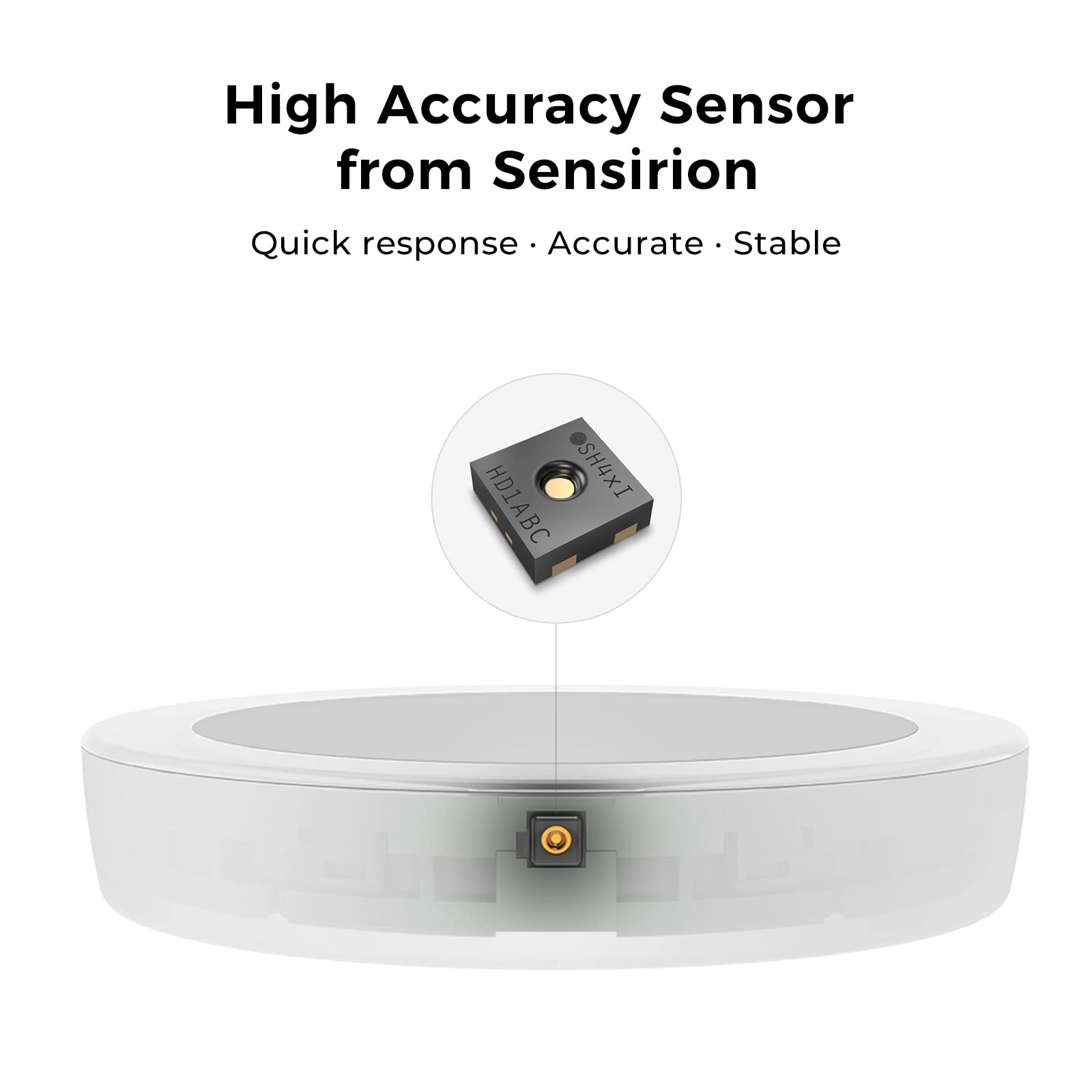 qingping wall-mounted in living room showing discreet monitoring and aesthetic fit