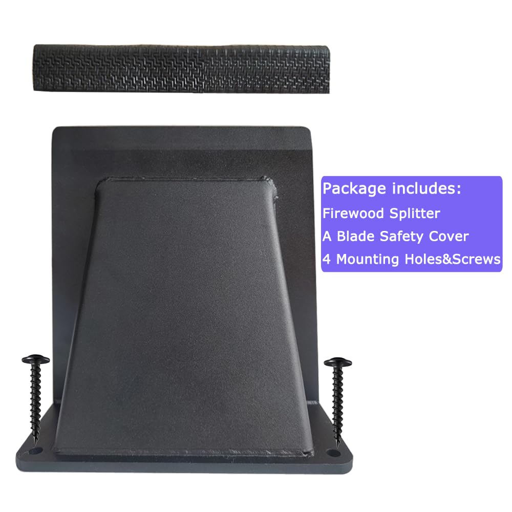 Qinmorelixy safety blade guard and included mounting hardware for protected handling