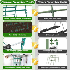 Qinzave trellis panel connection and screw kit for easy assembly
