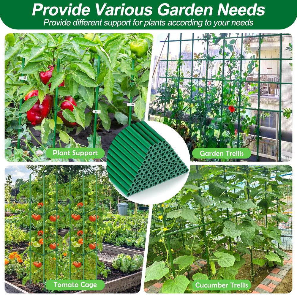 Qinzave stakes inserted in soil showing scale and recommended depth