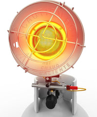 QIOMALA front view heater showing compact design and quick warmth