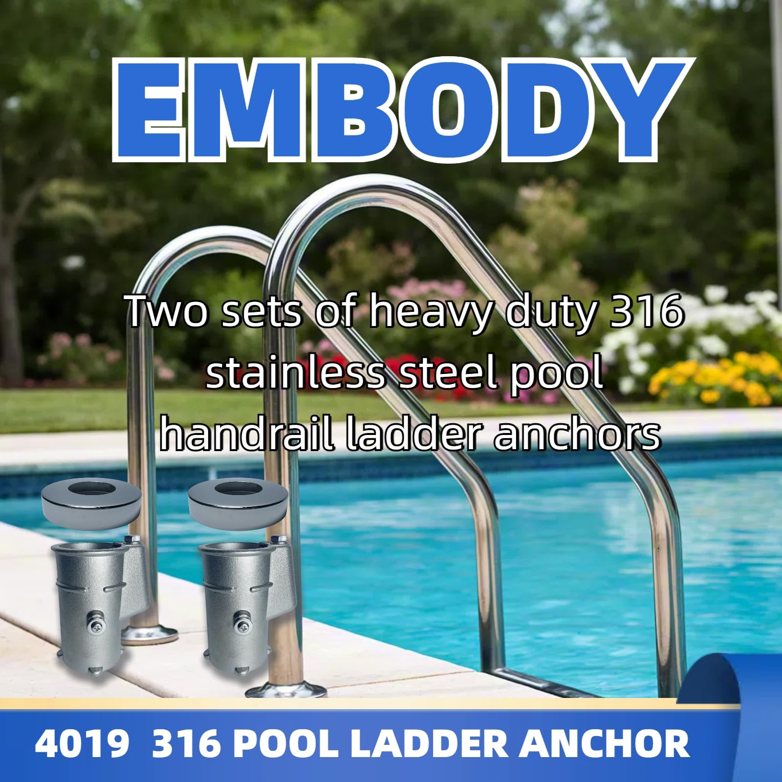 QKWL anchor next to ruler, shows accurate fit for 1.90" rails