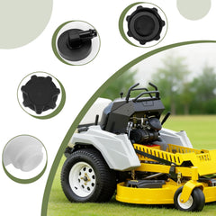QNCKJZV matching gas cap and fill neck closeup showing secure, leak-resistant seal