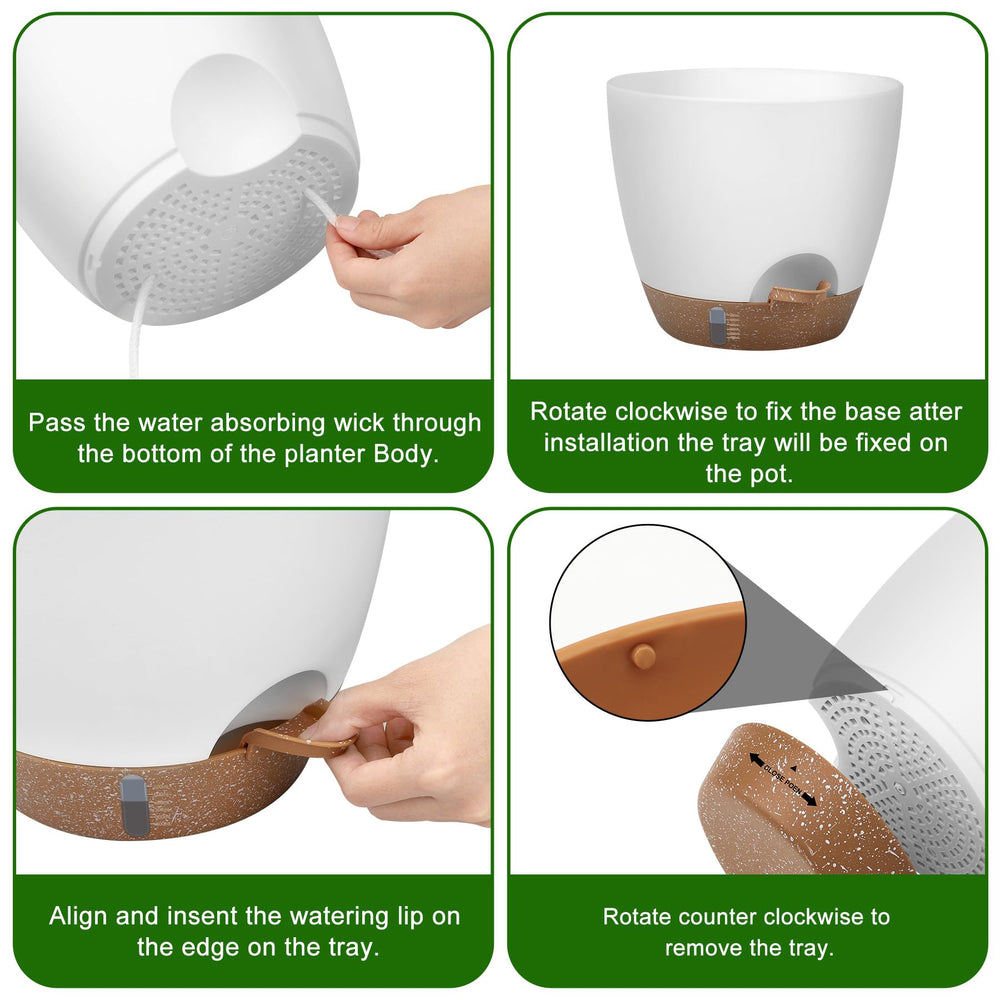 QRRICA hand holding a pot to show scale and lightweight portability benefit