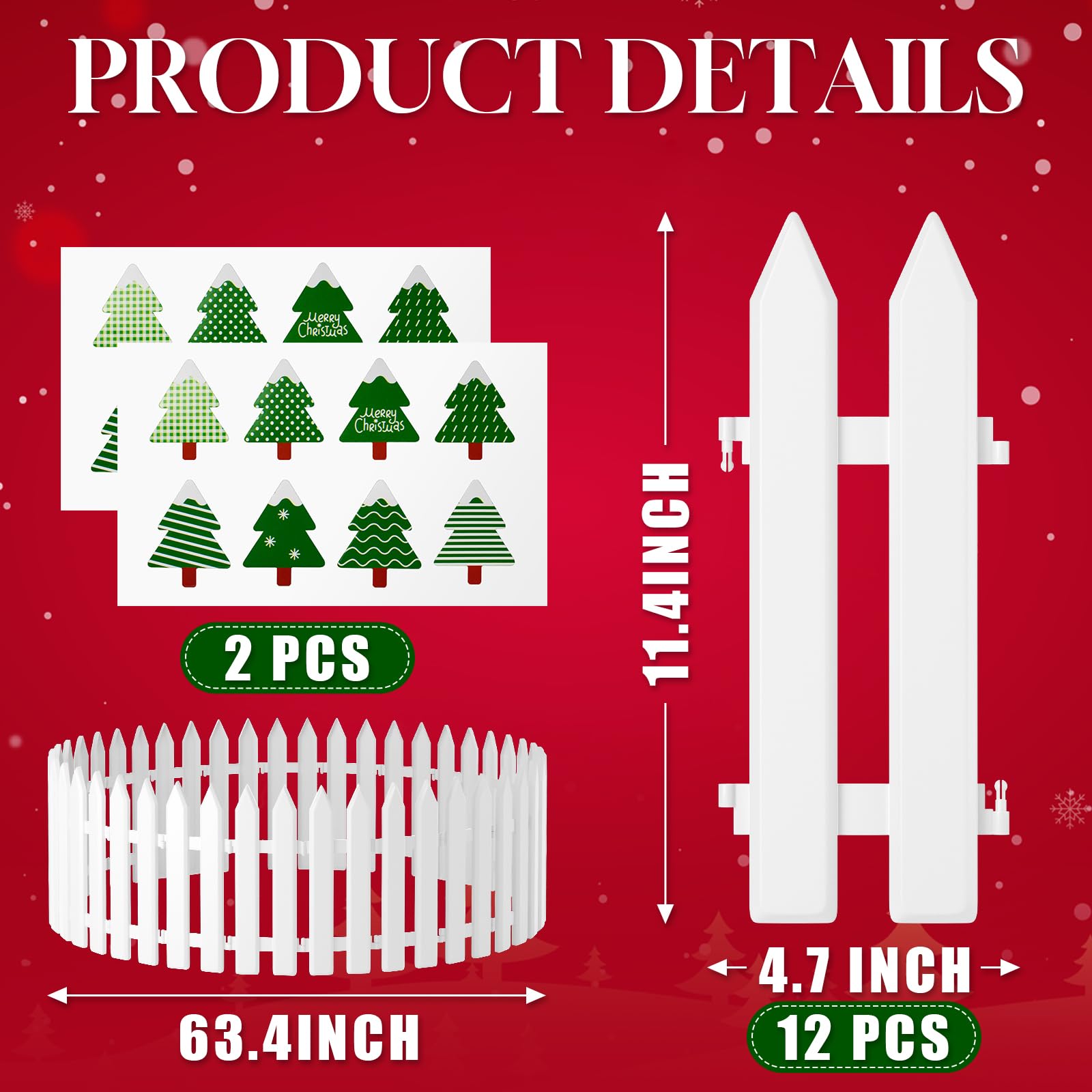 Qsbon fence next to ruler showing size for planning placement benefit
