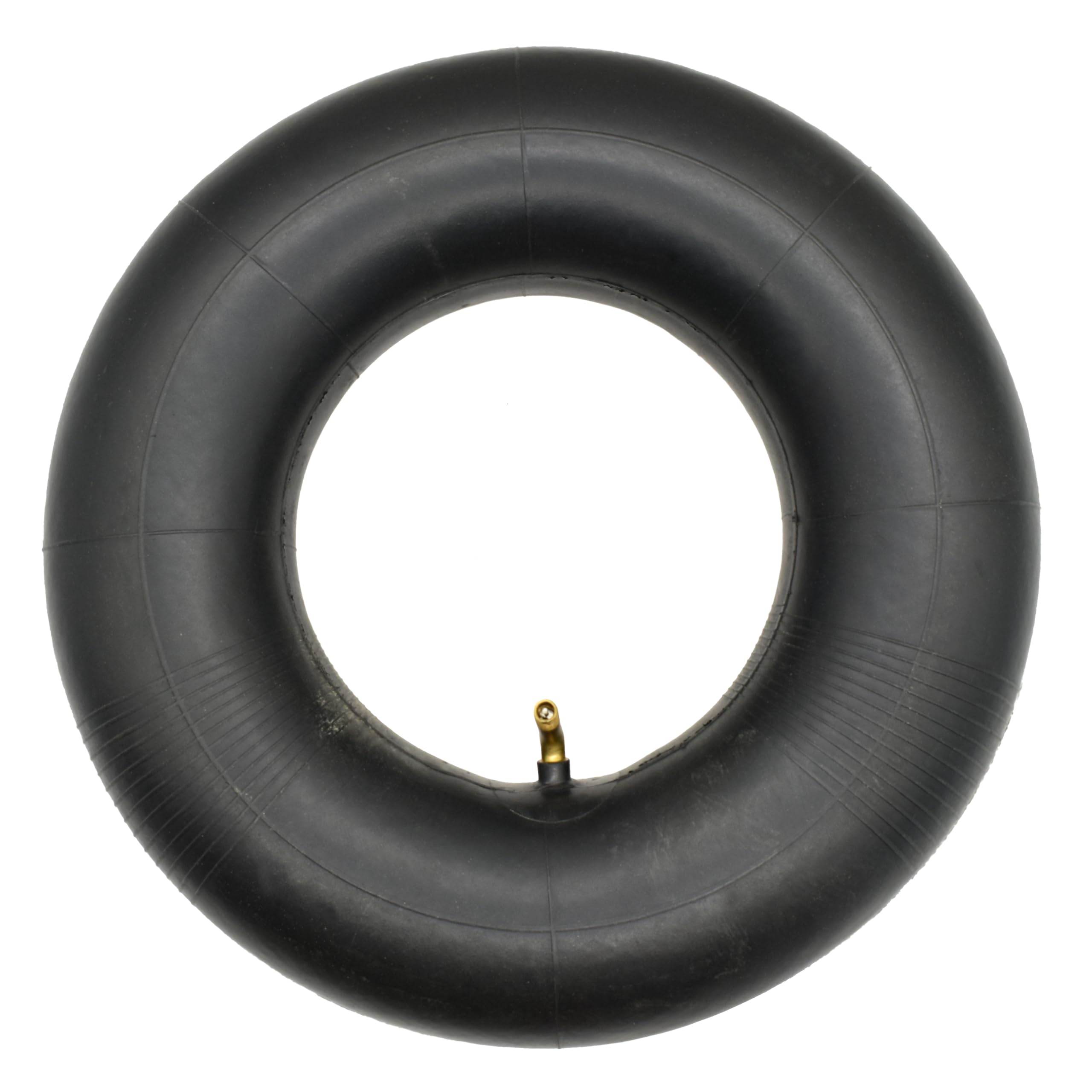 QsEzDo tire mounted on wheelbarrow in garden showing improved stability and load benefit