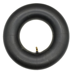 QsEzDo tire mounted on wheelbarrow in garden showing improved stability and load benefit