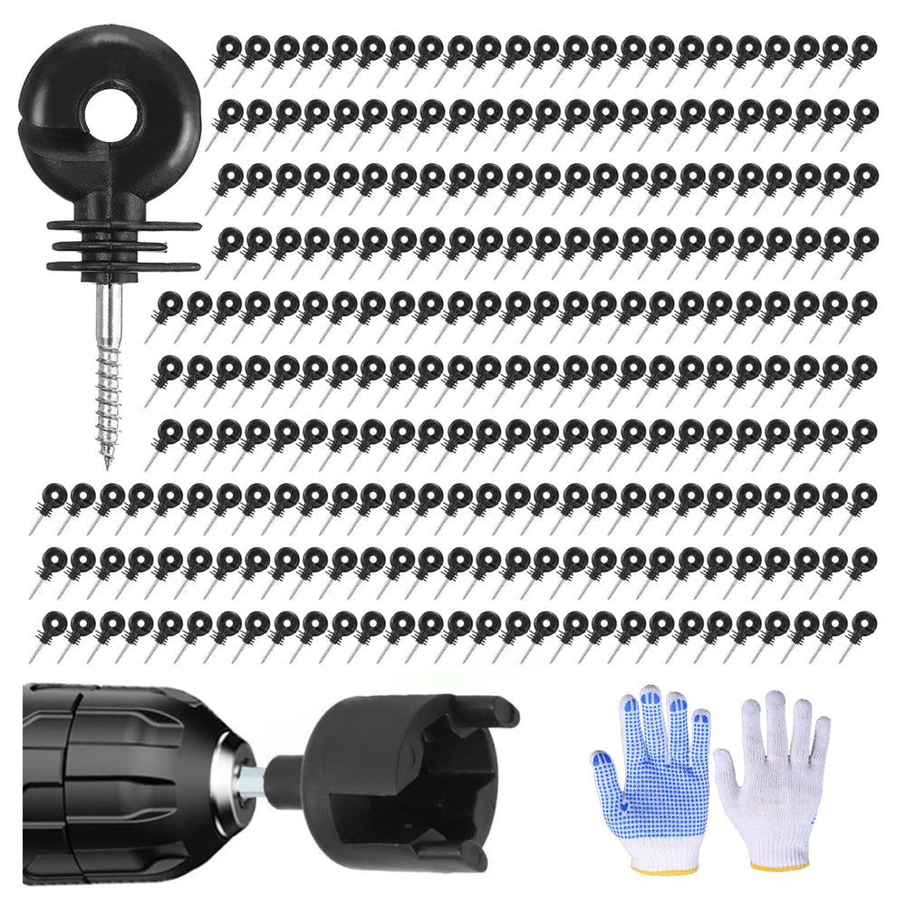 QSHOHSQ front pack of 300 insulators kit showing contents and benefit