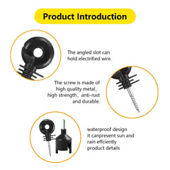 QSHOHSQ detailed view of self-tapping screw threads for firm anchoring