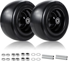 Qualipo front assembled wheel showing full tire and rim, durable replacement