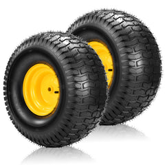 Qualipo front view of tire and wheel assembly showing full profile and fit for easy replacement