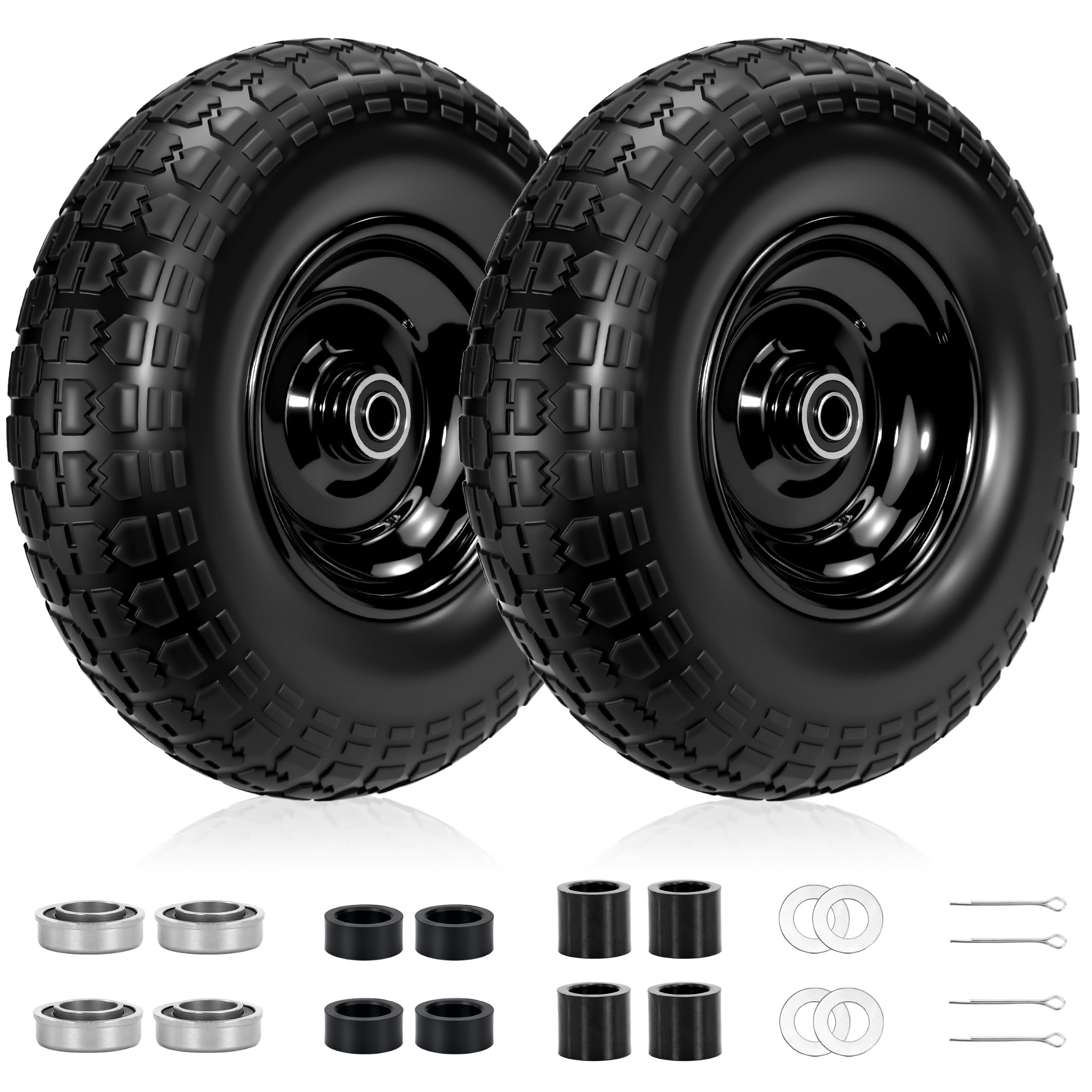 Qualipo front view assembled wheel showing ready-to-install convenience