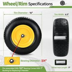 Qualipo tire tread closeup displaying pattern and grip benefits on turf