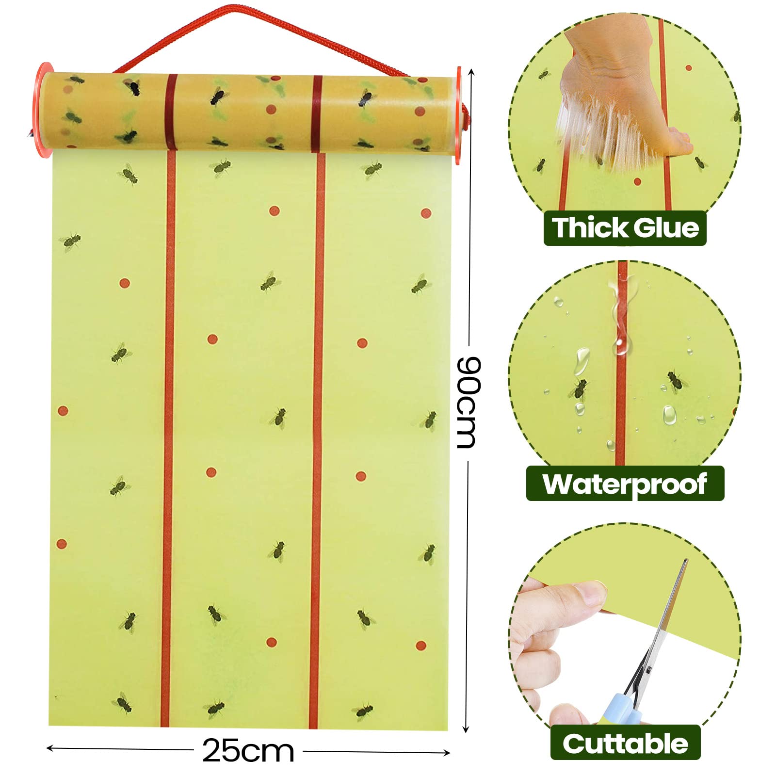 Qualirey close-up of thick adhesive texture highlighting long-lasting trapping