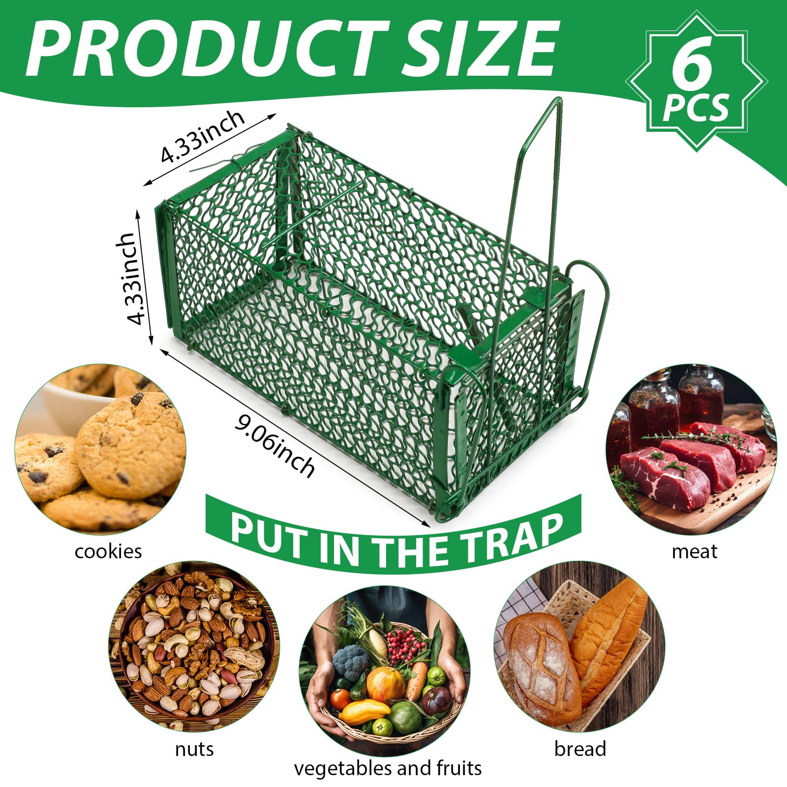 Qualirey folded traps flat for compact, easy transport and storage