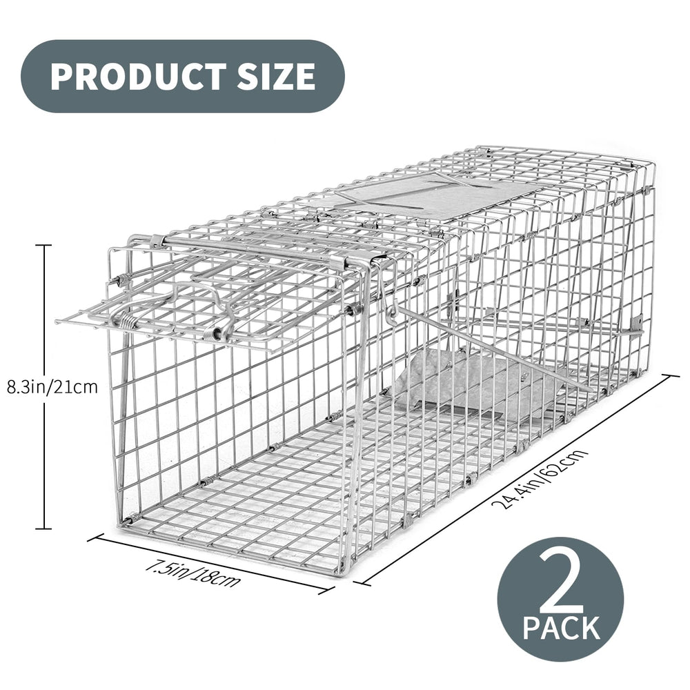 Qualirey folded traps flat for storage showing space-saving convenience and portability