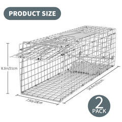 Qualirey folded traps flat for storage showing space-saving convenience and portability