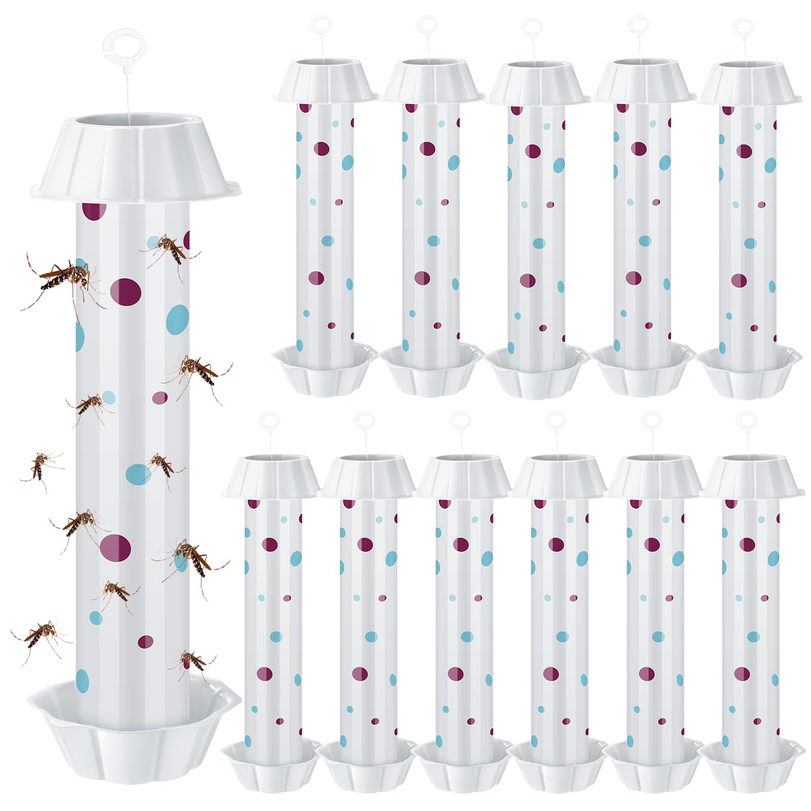 Qualirey front packaging showing 12 sticky fly sticks for quick indoor use