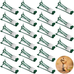 Qualirey front packaging showing 24-piece gopher trap set protecting gardens
