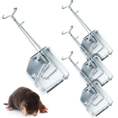 Qualirey front view of four-pack traps showing compact, weatherproof design and reliability