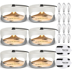 Qualirey front packaging showing six flea traps and included accessories for easy setup