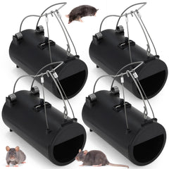 Qualirey front view of four traps showing compact pack and ready use